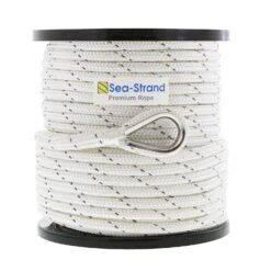 Double Braided Polyester Anchor Line Rope 16 Double Braided Polyester Anchor Line Rope -E-rigging Store three eighths x two hundred polyester double braided anchor line