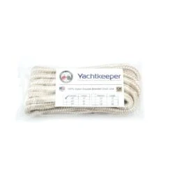Yachtkeeper Gold/White Dock Line Rope -E-rigging Store three eights in x fifteen ft double braid nylon dock line GW United Strands pk