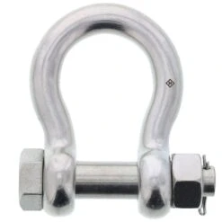 Type 316 Stainless Steel Bolt-Type Anchor Shackle -E-rigging Store three fourth inch bolt type anchor shackle