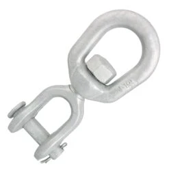 Galvanized Drop Forged Jaw X Eye Swivels -E-rigging Store three quarter inch Eye Jaw Swivel