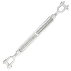Galvanized Jaw & Jaw Turnbuckle -E-rigging Store three quarter inch X 12 inch Jaw Jaw Turnbuckle