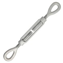 Galvanized Eye & Eye Turnbuckle -E-rigging Store three quarter inch X 6 inch Eye Eye Turnbuckle
