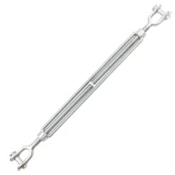 Galvanized Jaw & Jaw Turnbuckle -E-rigging Store three quarter inch x 18 inch jaw jaw turnbuckle