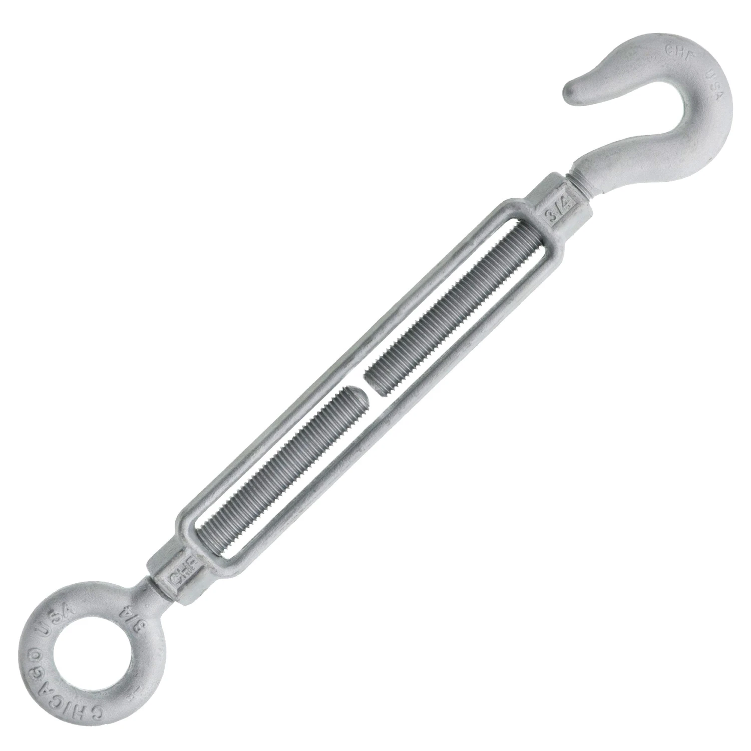 Chicago Hardware Hot Dip Galvanized Hook X Eye Turnbuckles 12 Chicago Hardware Hot Dip Galvanized Hook X Eye Turnbuckles - Image 10