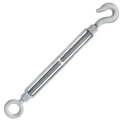 Chicago Hardware Hot Dip Galvanized Hook X Eye Turnbuckles 32 Chicago Hardware Hot Dip Galvanized Hook X Eye Turnbuckles -E-rigging Store three quarter inch x twelve inch chicago hardware hot dip galvanized hook and eye turnbuckle