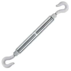 Chicago Hardware Hot Dip Galvanized Hook X Hook Turnbuckles 30 Chicago Hardware Hot Dip Galvanized Hook X Hook Turnbuckles -E-rigging Store three quarter inch x twelve inch chicago hardware hot dip galvanized hook and hook turnbuckle