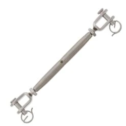 Stainless Pipe Style Jaw X Jaw Turnbuckles -E-rigging Store three sixteenths stainless steel turnbuckle pipe jaw x jaw main