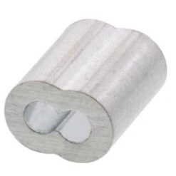 Aluminum Hourglass Sleeves 24 Aluminum Hourglass Sleeves -E-rigging Store three thirtysecond inch sleeve