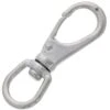 Type 316 Stainless Steel Swivel Eye Quick Snaps -E-rigging Store two eleven sixteenths inch stainless steel snap swivel eye