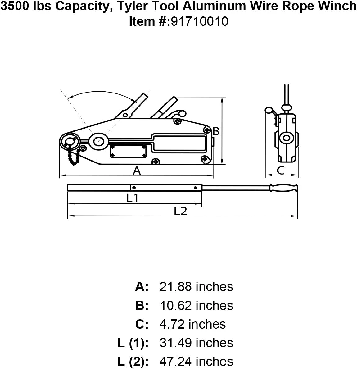 Manual Wire Rope Winches 6 Manual Wire Rope Winches - Image 4