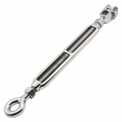StainlessJaw X Eye Turnbuckles 27 StainlessJaw X Eye Turnbuckles -E-rigging Store type 316 stainless steel turnbuckle jaw x eye